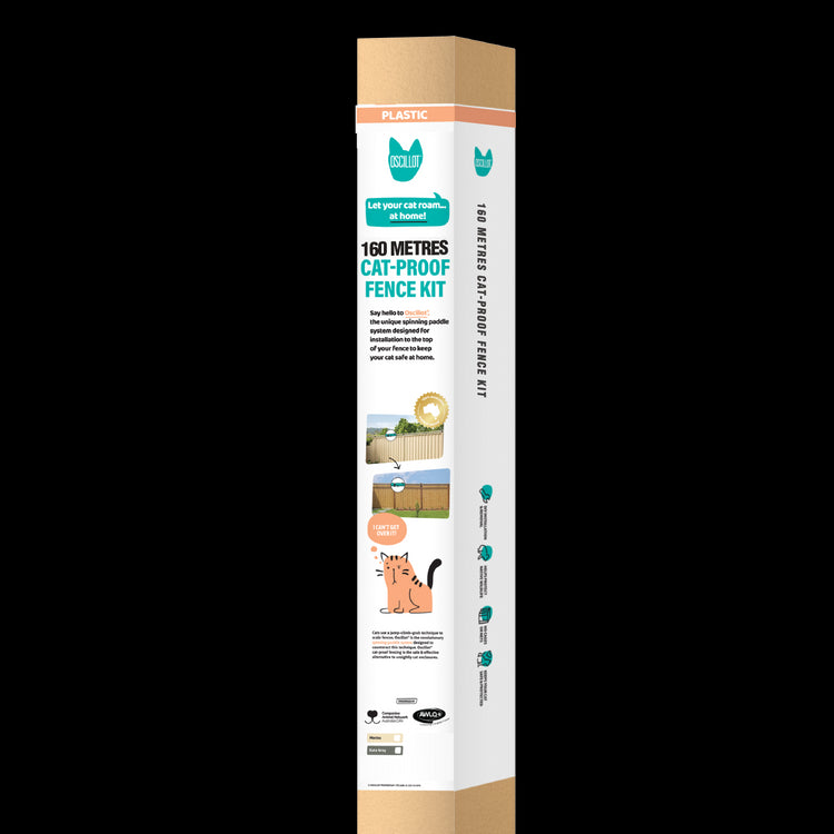 160 Metre Cat Proof Fence Kit Plastic