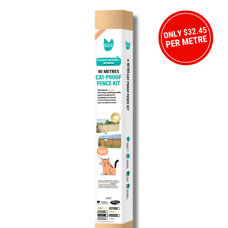 40 metre DIY cat fence kit