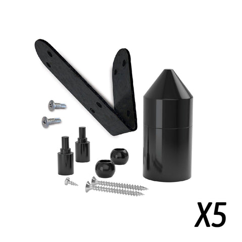 Dual Knuckle Post Kit | Oscillot® Cat-Proof Fence System – Oscillot ...