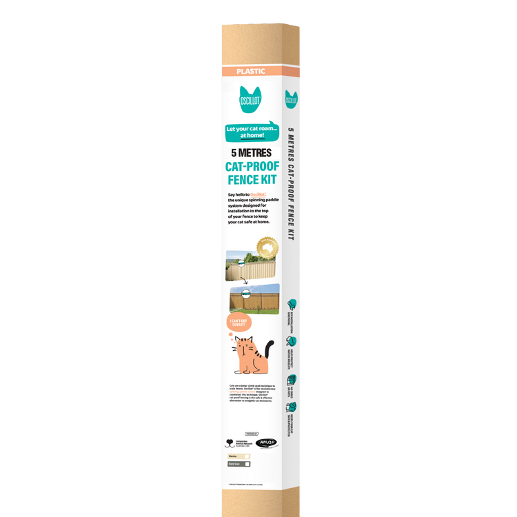 5 metre Plastic Cat-Proof Fence Kit for small garden area