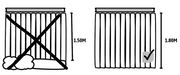 Installation diagram for cat fence system
