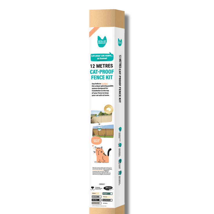 12 metre Cat-Proof Fence Kit (DIY) - Oscillot® Proprietary Ltd