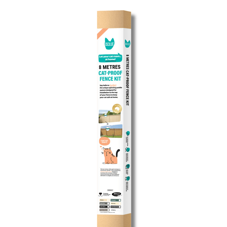 8 metre Cat-Proof Fence Kit for long apartment terraces
