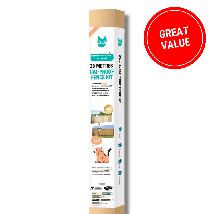 30 metre DIY cat fence kit